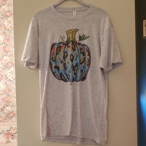 NWOT Pumpkin Graphic T-Shirt